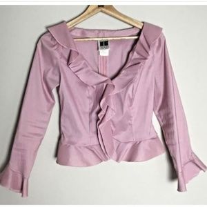 Tadashi Women US 6 UK 8 Pink Blouse Top